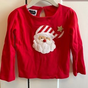 Mud Pie Santa Top 🎅🏼